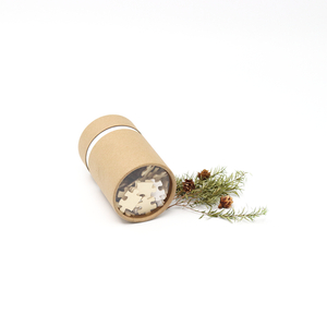 Emballage cadeau et artisanal personnalisé, boîte cylindrique en carton, emballage en Tube de papier pour jouets d'enfants, Puzzle