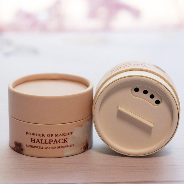 Personnalisez les tubes en papier de qualité alimentaire avec tamis écologique pour le cylindre d'emballage de poudre corporelle