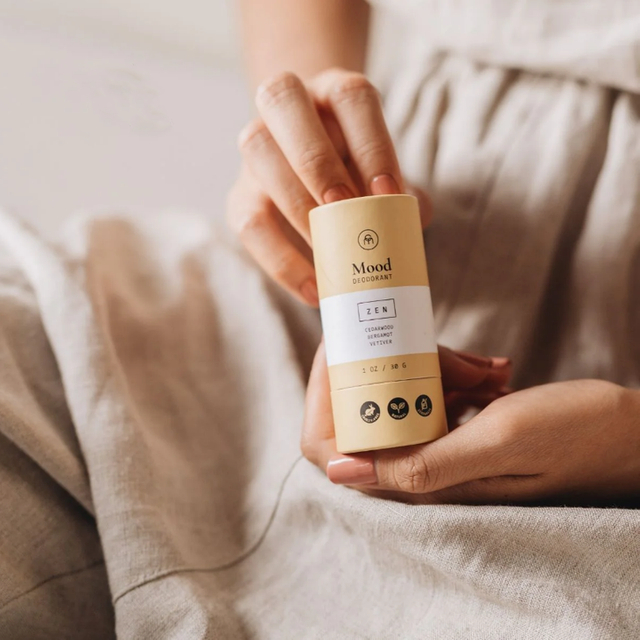 Conteneur en papier Kraft personnalisé pour emballage cosmétique, Tube en papier biodégradable Recyclable de 10ml, emballage de bâton de déodorant