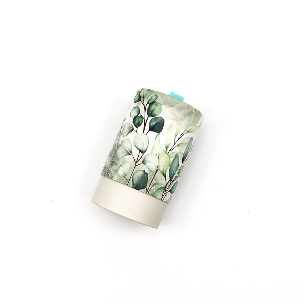 Hallpack écologique conception personnalisée thé en vrac grain de café boîte ronde emballage cylindre carton emballage alimentaire boîte papier tube