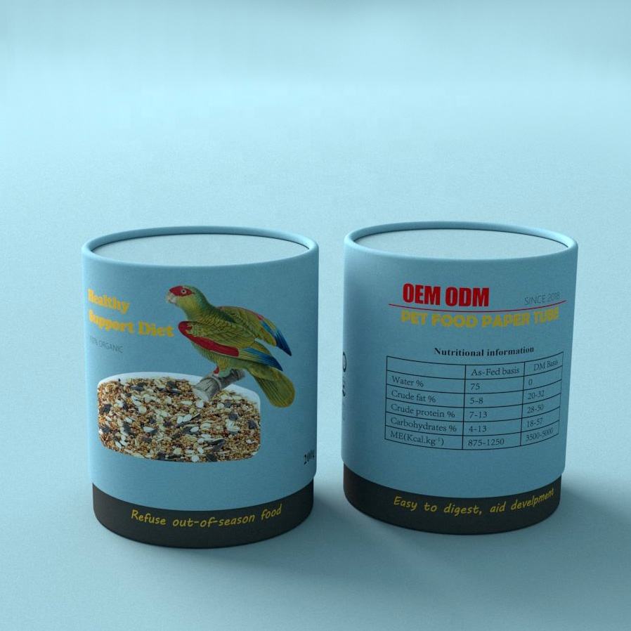 Cylindre biodégradable d'impression personnalisée, papier alimentaire, carton, sacs de boîte à thé de qualité supérieure, emballage de boîte à tubes pour emballage de thé en vrac