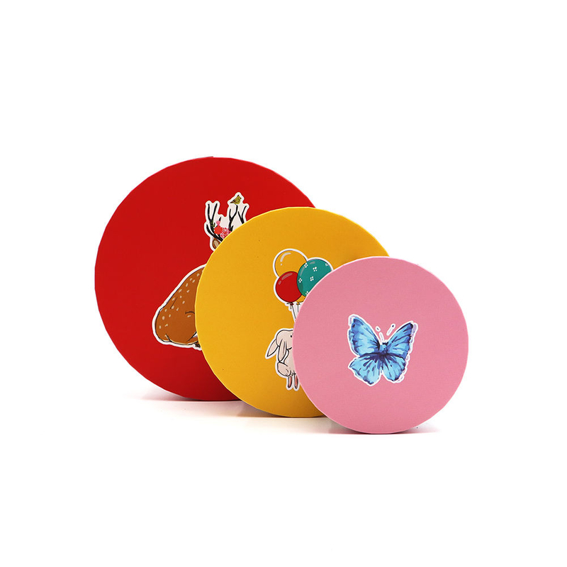 Boîte de Tube cylindrique à bord plat avec impression de Logo personnalisé, boîte-cadeau en papier d'emballage en carton rigide, emballage en Tube de papier cosmétique alimentaire