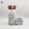 Boîte ronde créative imprimée par coutume biodégradable pour l'emballage bon marché de tubes de papier d'emballage de crayon