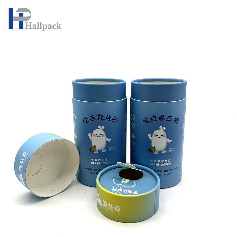 Emballage facile de tubes de papier de larme de tubes biodégradables ronds vides faits sur commande de marque de distributeur