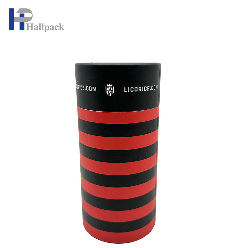 Boîte de flacon compte-gouttes avec Logo personnalisable de haute qualité, emballage rond en carton Kraft pour cosmétiques, Tube en carton coloré