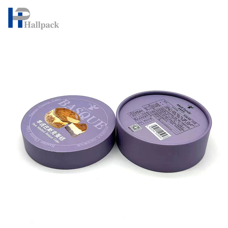 Fabricant de tube de papier d'emballage de gâteau rond biodégradable de qualité alimentaire