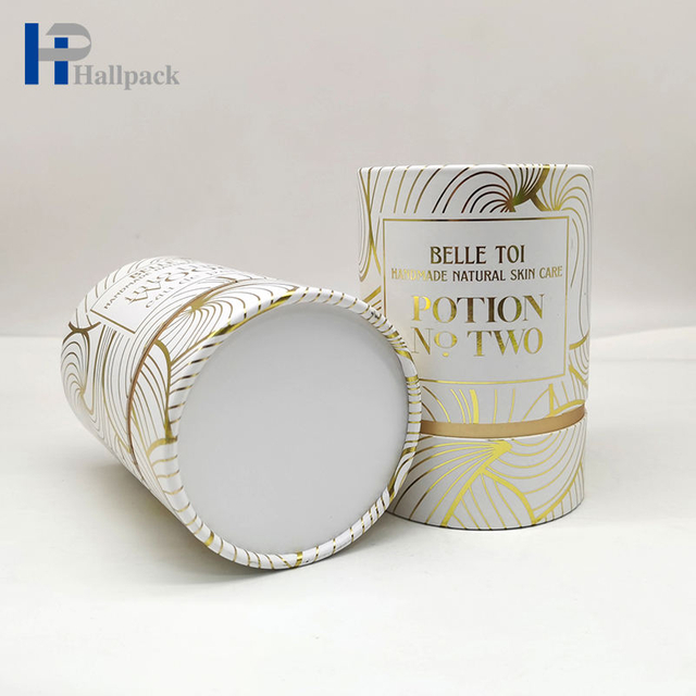 Tube de papier kraft en gros de conception de taille nue d'emballage en papier rond personnalisé