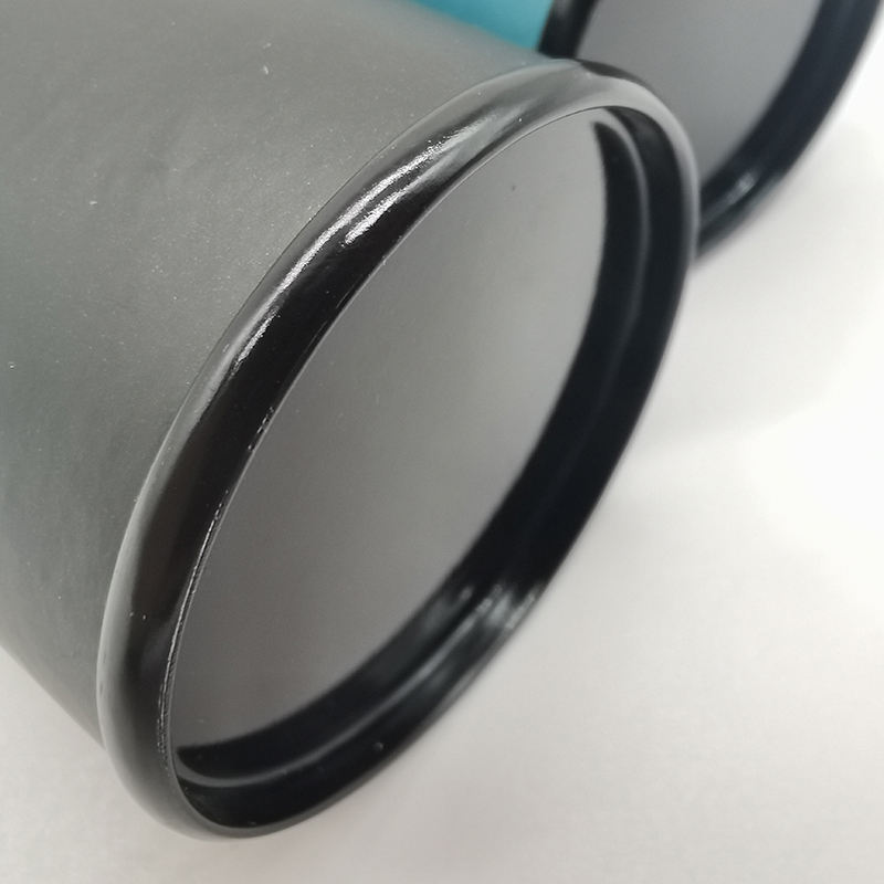 Tube rond de carton Kraft de couverture de fer de luxe de taille personnalisable pour l'emballage de Tube de papier de couvercle métallique de nourriture de ménage