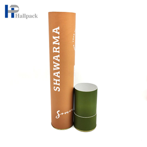Tube de papier en carton biodégradable d'emballage de boîte ronde de haute qualité