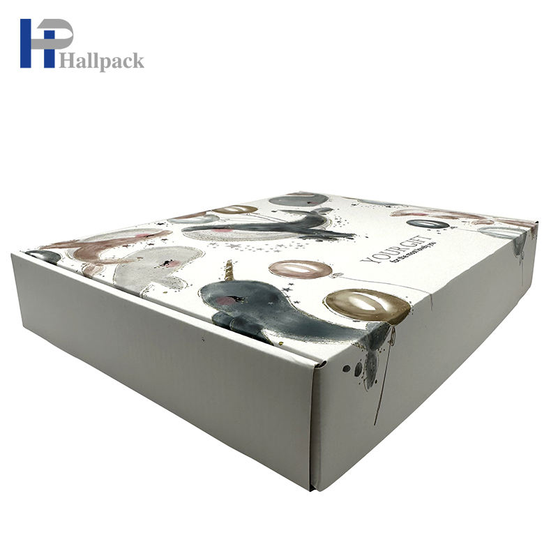 Boîte aux lettres en papier kraft boîte d'avion en carton ondulé recyclé