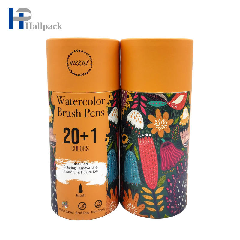 Tube de papier biodégradable hermétique de masque facial de tube de papier pour le coton-tige