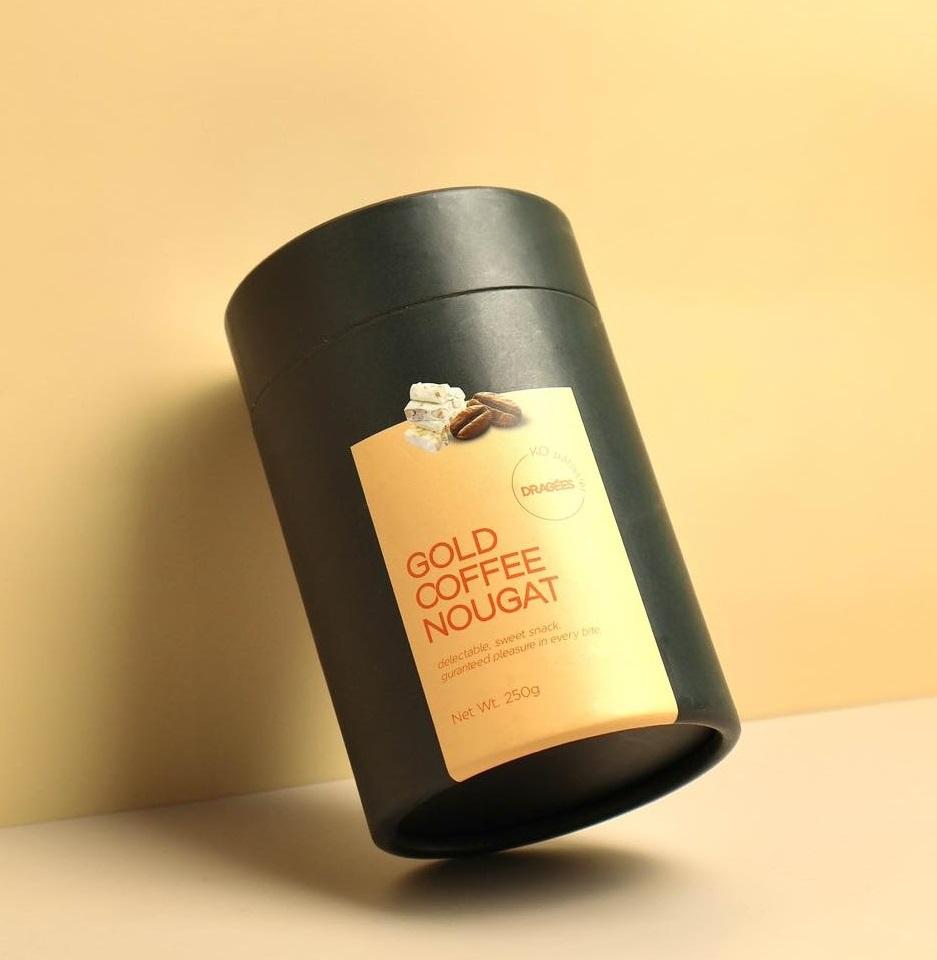 Tube rond écologique de carton de papier d'emballage de qualité alimentaire pour la poudre de protéine/café