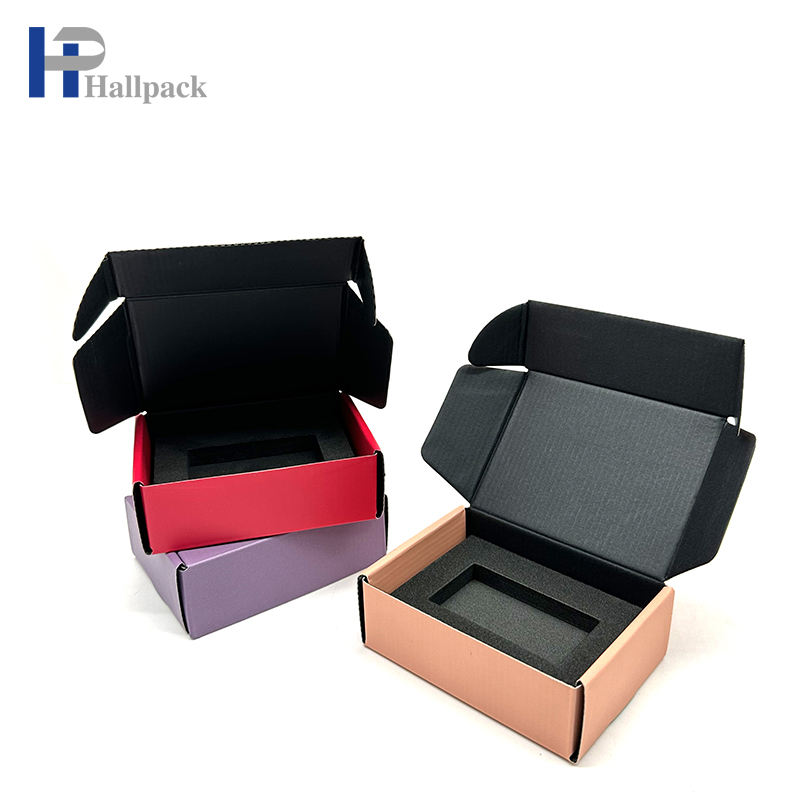 Boîte ondulée d'avion d'expédition de cadeau d'avion de papier d'emballage de carton coloré écologique