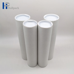 Tube de papier adapté aux besoins du client de carton d'emballage postal de expédition de Brown Kraft