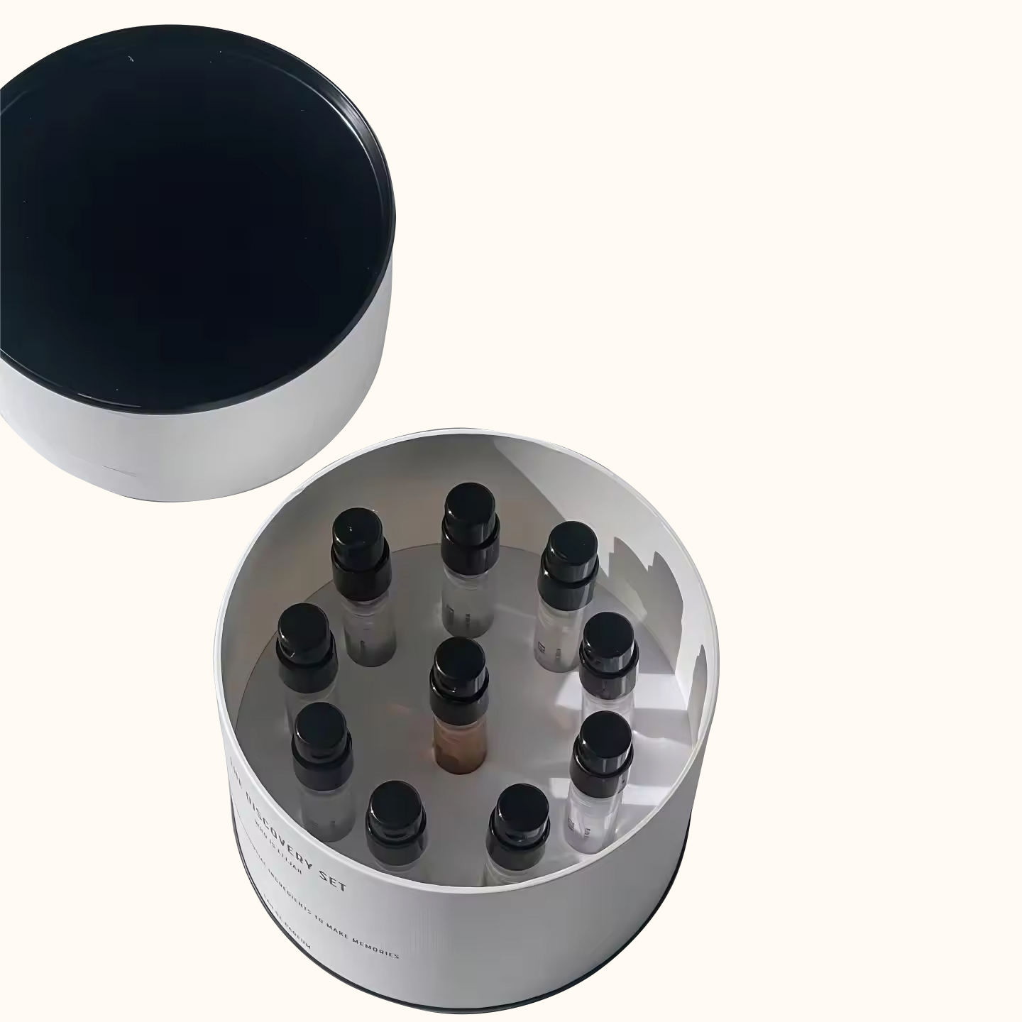 Tube d'emballage en papier de forme biodégradable, conçu sur mesure, pour parfum, rouge à lèvres, huile essentielle artisanale, poudre libre, Surface de gaufrage