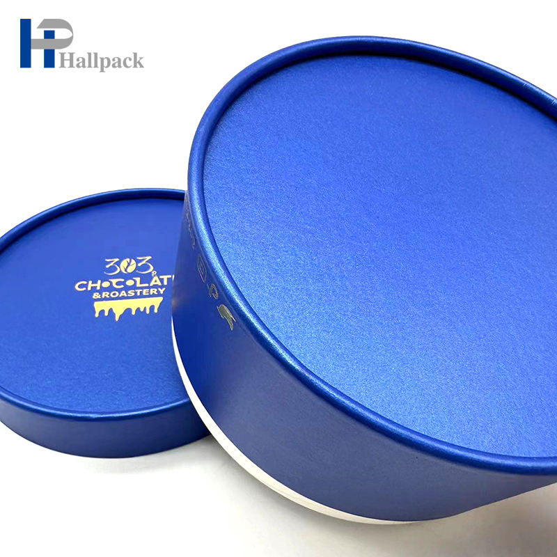 Tube de papier de chocolat d'emballage de carton de cartouche de tube de papier de catégorie comestible