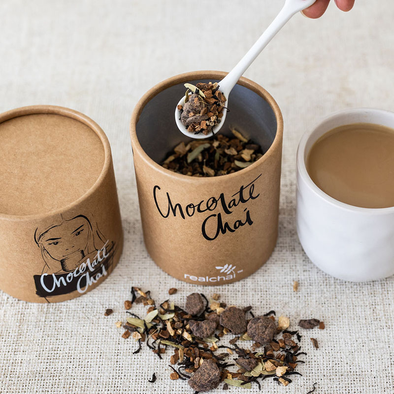 Emballage de tube en papier personnalisé biodégradable pour le thé pour les grains de café au thé
