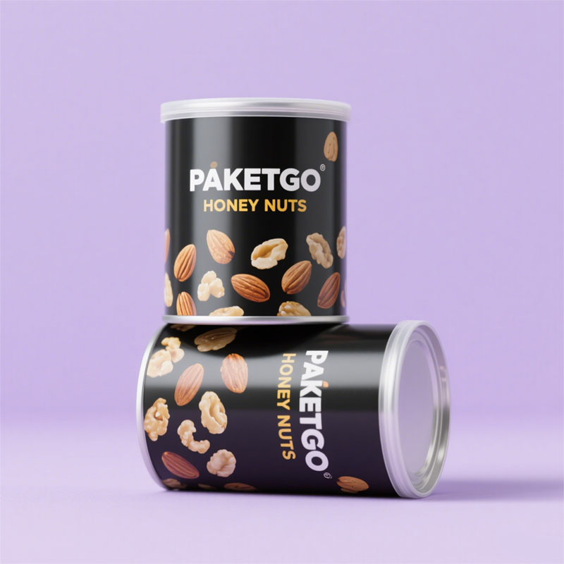 Recyclable Custom Logo Food Grade peut emballer les biscuits