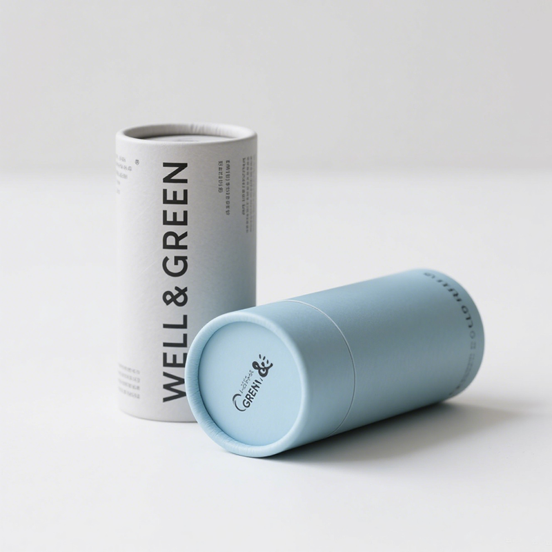 Emballage en papier biodégradable Tubes en papier push-up cosmétiques pour baume à lèvres à rouge à lèvres