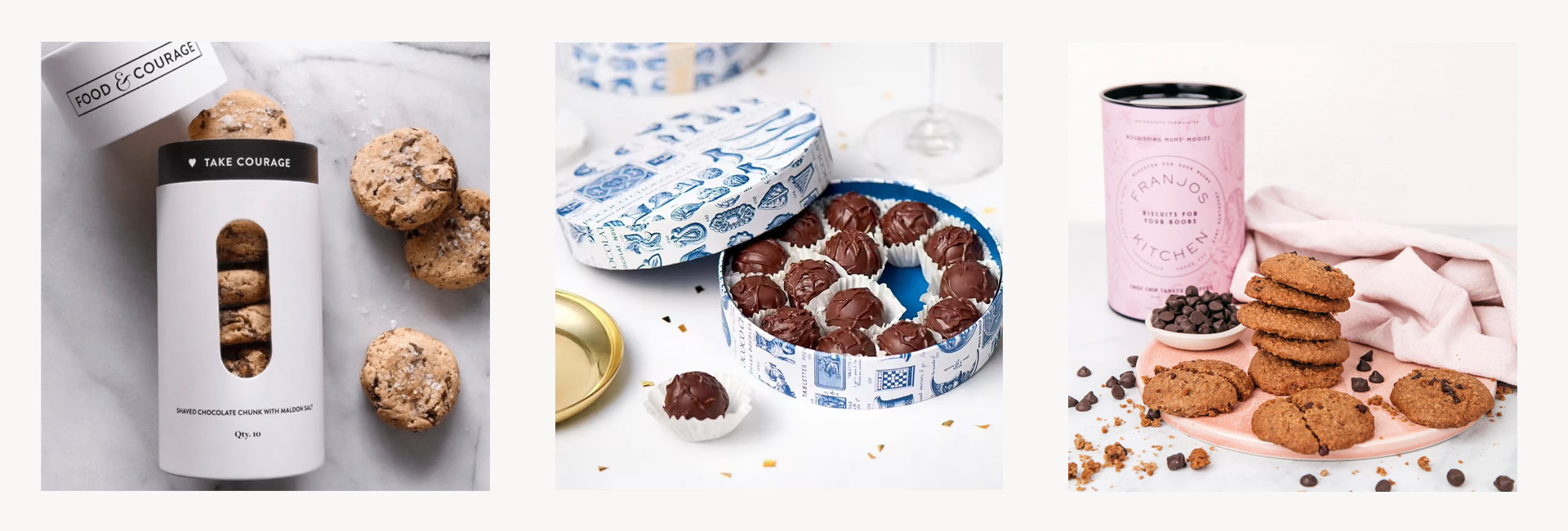 emballage de tube cookies