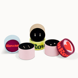 Boîte cylindrique en carton pour bijoux de luxe, boîte cylindrique ronde, emballée pour montre, pierres précieuses, boucles d'oreilles, Bracelet, collier, bague