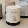 Tube d'emballage en papier Kraft vide personnalisé, cylindre de pot en verre de bougie de cire de soja fait à la main, boîte ronde en papier de luxe pour bougies