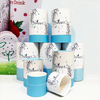 Hallpack – emballage en papier Kraft écologique à bord plat, pour bougies, Puzzle de mode, emballage artisanal en Tube en carton