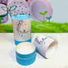 Hallpack – emballage en papier Kraft écologique à bord plat, pour bougies, Puzzle de mode, emballage artisanal en Tube en carton