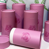Emballage facile à décoller personnalisé biodégradable Hallpack pour l'emballage de cylindres de papier de café, de thé et de chocolat