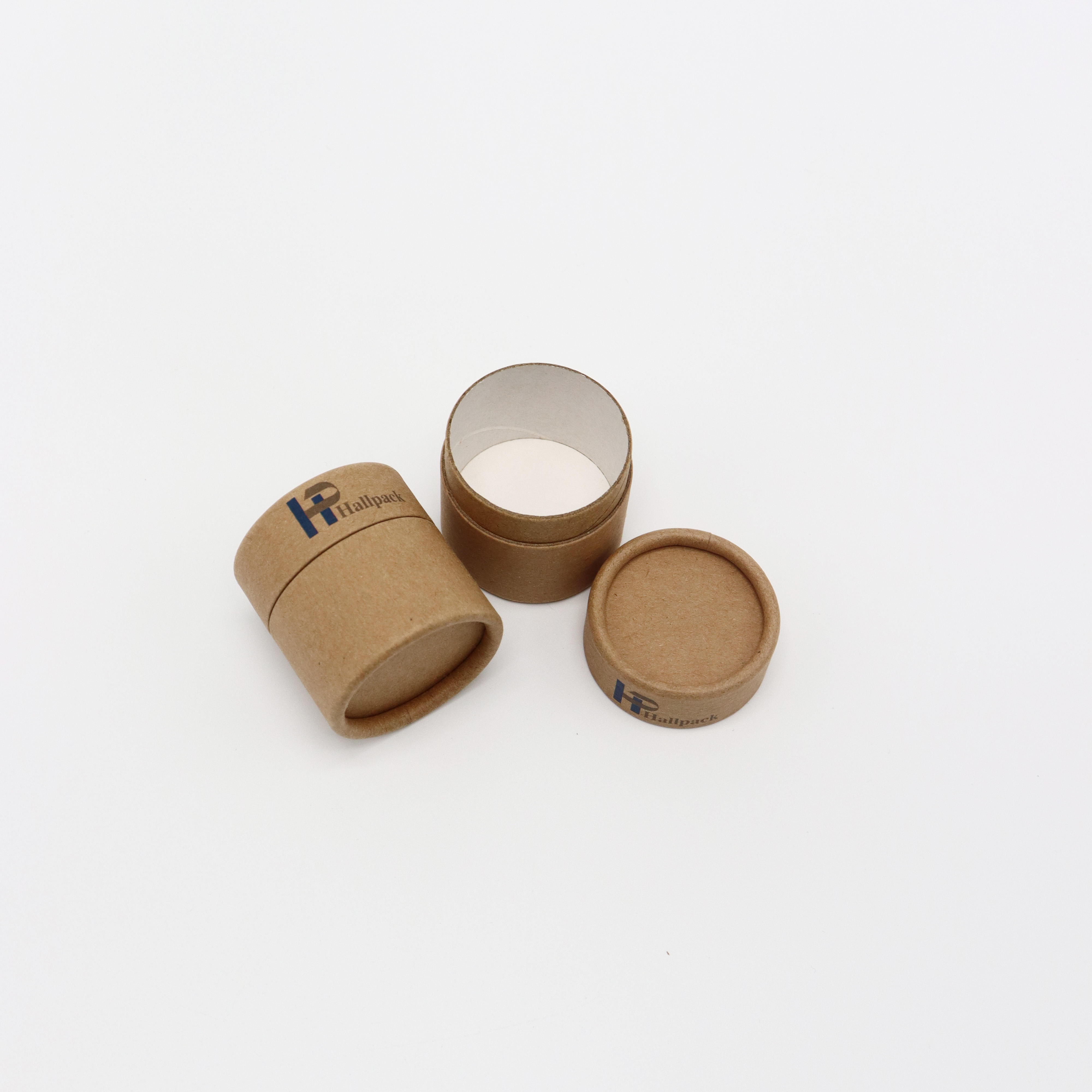 Pots vides d'emballage de tube de papier de récipients vides de carton cosmétique qui respecte l'environnement pour l'emballage de beurre de karité de poudre en vrac