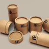 Paquet cosmétique fait sur commande biodégradable de boîte de tube rond emballé par carton cosmétique pour les cotons-tiges en bambou