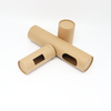 Tubes ronds faits sur commande de carton de cylindre d'emballage de tube de papier d'emballage de taille avec la fenêtre de PVC