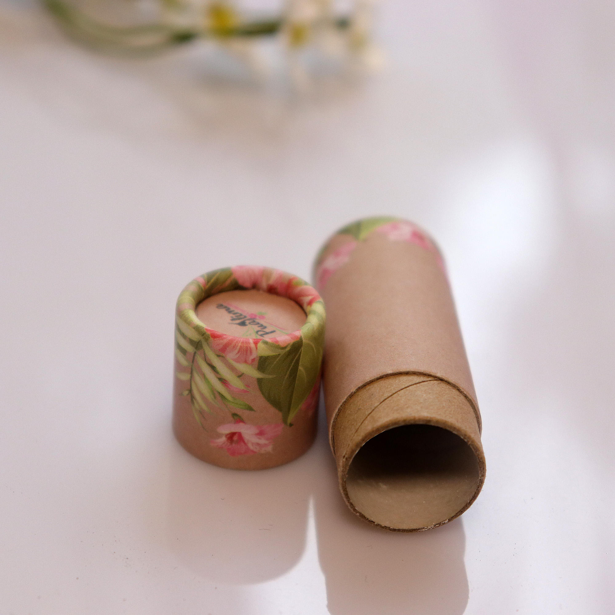 Tube en carton rond pour brillant à lèvres, Logo personnalisé, biodégradable, 0 déchet, Push Up, déodorant, Lotion, Tube en papier