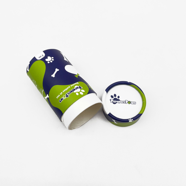 Mini tube en papier pour baume à lèvres torsadé, récipient déodorant de 3.5g, résistant à l'huile