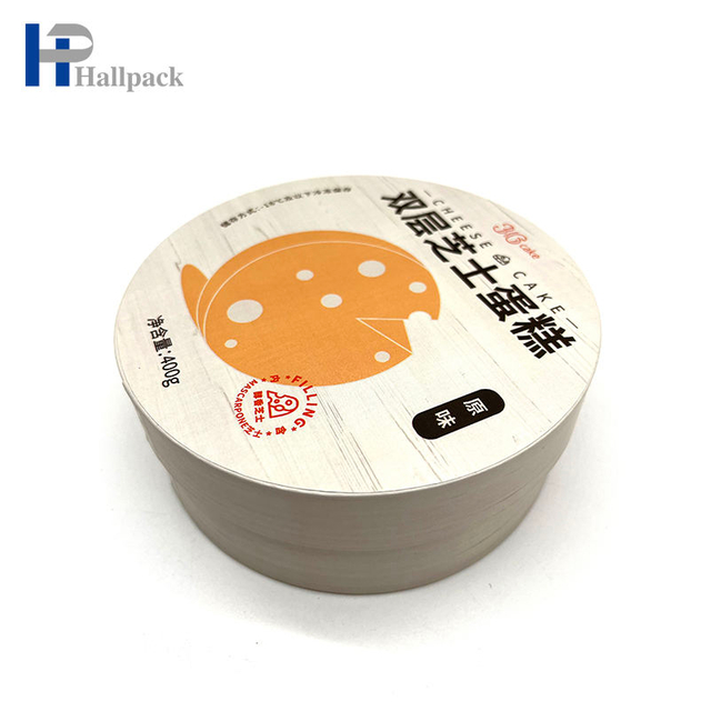 Emballage adapté aux besoins du client de tube de papier emballé par boîte de cylindre de carton de catégorie comestible écologique de conception pour le gâteau au chocolat de biscuit