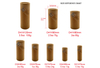 Emballage cosmétique fait sur commande écologique de tube de papier de boîte de cylindre de carton d'emballage pour le déodorant de baume de nez d'animal familier de baume à lèvres de poussée