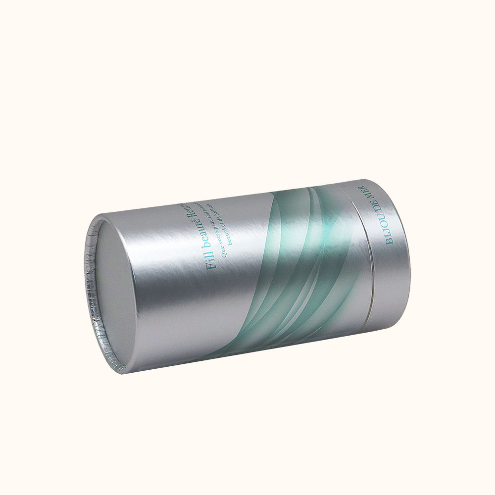 Cylindre en carton dur artisanal biodégradable, Tube de papier cosmétique, manipulation de Surface, emballage de tubes en papier d'impression
