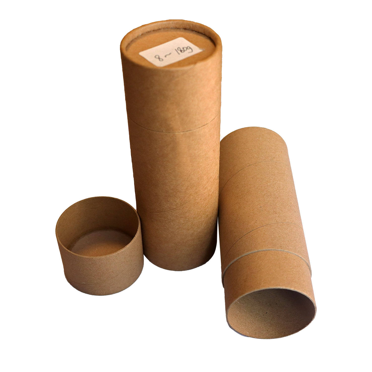 Tube d'emballage en papier Kraft écologique de haute qualité, moins cher, taille personnalisée pour bougie artisanale, expédition postale