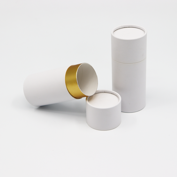 Emballage fait sur commande qui respecte l'environnement de tube de papier de boîte de cylindre de carton d'emballage de cadeau et d'artisanat pour la bougie de cire