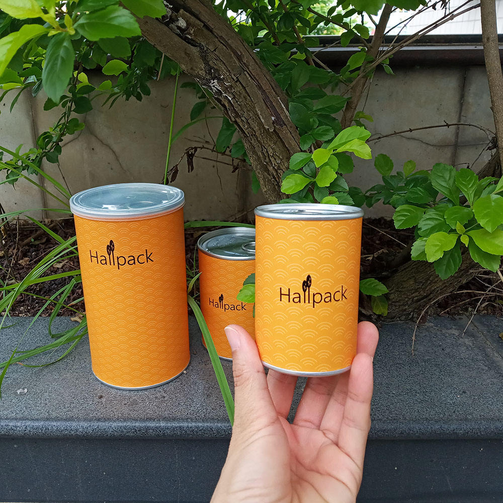 Tube de papier recyclable de cylindre en carton hermétique avec couvercle facile à décoller pour tube d'emballage alimentaire personnalisé de collagène en poudre de protéines