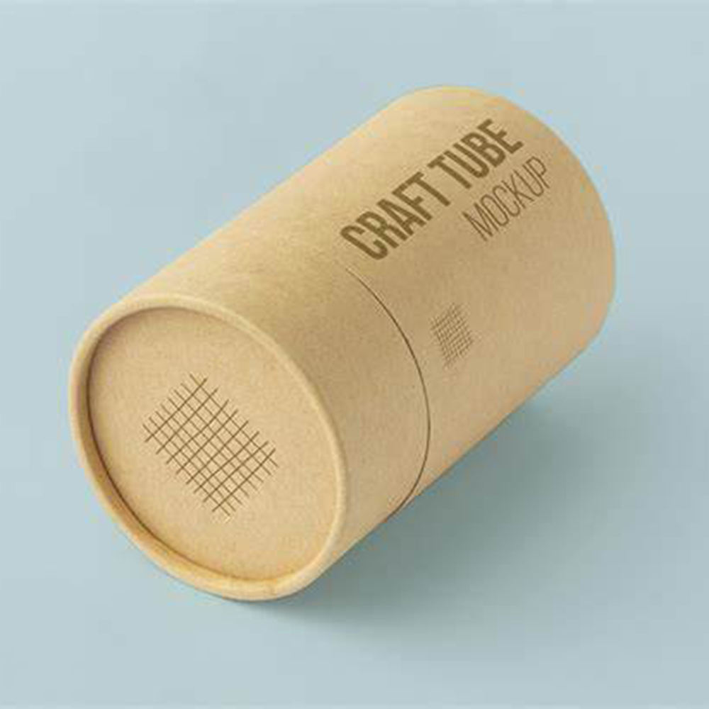 Paquet rond emballé par carton de catégorie comestible de conception adaptée aux besoins du client écologique de boîte de tube pour le thé de café de noix