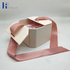 Boîte-cadeau écologique de haute qualité, boîte-cadeau à ruban rose