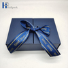 Emballage de boîte de ruban bleu de luxe pour parfum coffrets cadeaux personnalisés pour thé rouge à lèvres bière cils perruques outils
