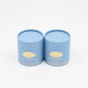 Emballage fait sur commande écologique de tube de papier de boîte de cylindre de carton de catégorie comestible pour le thé de café de lait en poudre