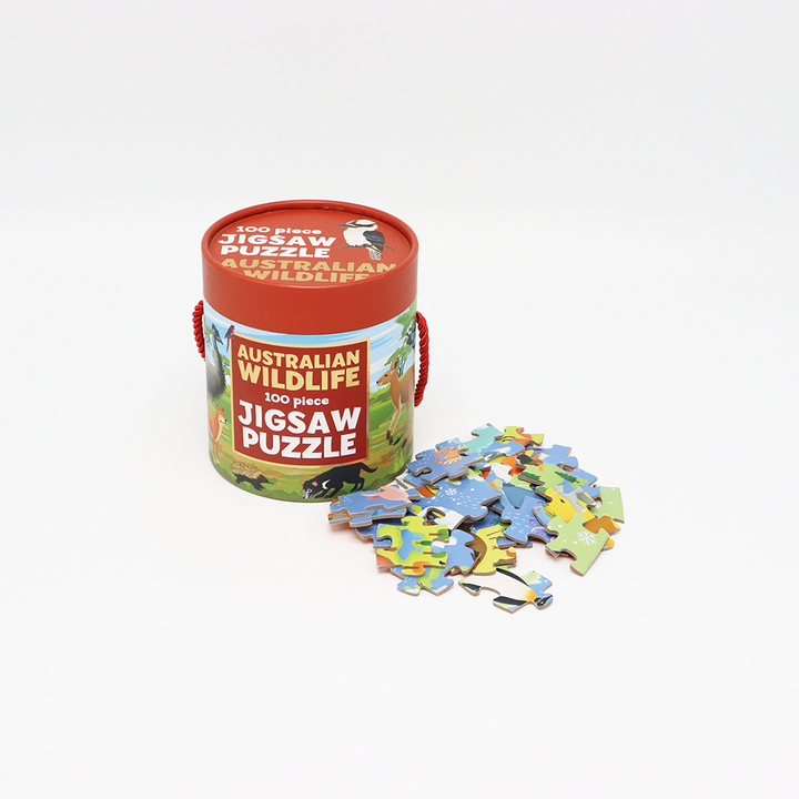 Emballage cadeau et artisanal personnalisé, boîte cylindrique en carton, emballage en Tube de papier pour jouets d'enfants, Puzzle