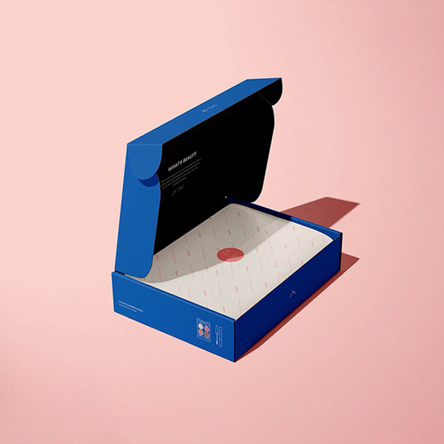 Type de tiroir de marque personnalisé boîte de papier carrée papier cadeau carré feuille d'or carrée estampage gaufrage stratification mate revêtement UV