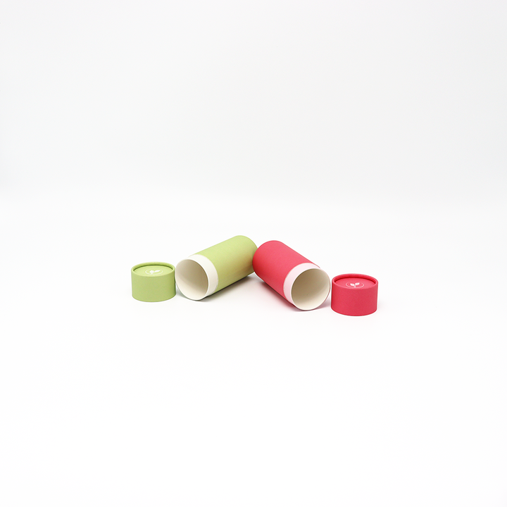 Emballage fait sur commande écologique de tube de papier de boîte de cylindre de carton de catégorie comestible pour le thé de café