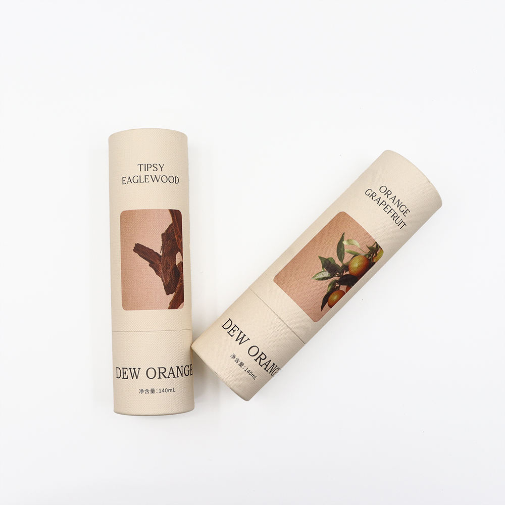 Emballage personnalisé de tube de papier d'emballage de grande capacité bouteille de cosmétiques emballage de tube de papier d'émulsion d'huile essentielle
