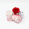 Emballage cosmétique biodégradable fait sur commande de tube de papier de boîte de cylindre de carton de style de luxe pour la bouteille de parfum