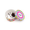 Design de luxe impression Mooncake boulettes gâteau d'anniversaire cylindre conteneur rond papier emballage cadeau papier emballage